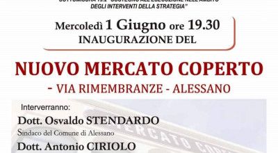 INAUGURAZIONE DEL MERCATO COPERTO DI ALESSANO