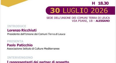 AD ALESSANO PRESENTAZIONE DEL PROGETTO RADICI E ORIZZONTI NEL CAPO DI LEUC...