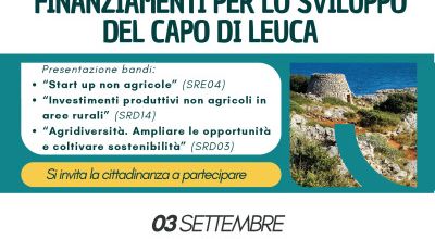 Incontro a Montesano Salentino sulle opportunità di finanziamento dei bandi ...