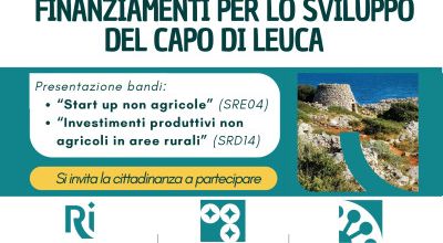 Incontri territoriali dedicati alle opportunità di finanziamento dei bandi d...