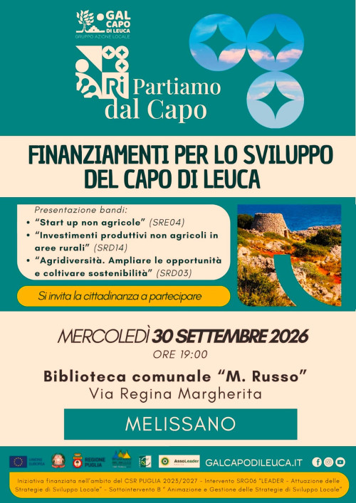 Nuovo incontro sul territorio: prossima tappa a Melissano!