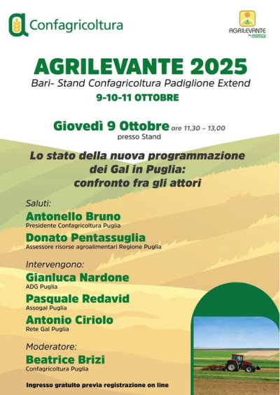 Il Presidente del GAL Capo di Leuca Antonio Ciriolo - Relatore al Convegno di...