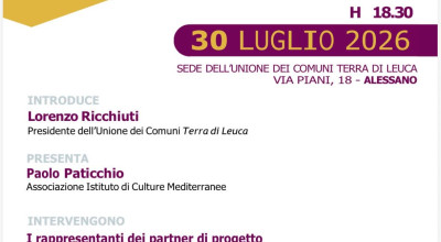 AD ALESSANO PRESENTAZIONE DEL PROGETTO &ldquo;RADICI E ORIZZONTI NEL CAPO DI ...