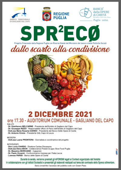 Evento Progetto SPR2ECØ dallo scarto alla condivisione