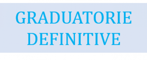 Graduatorie DEFINITIVE delle DDS ammissibili a finanziamento bandi pubblici i...