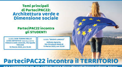 PARTECIPAC22 INCONTRA IL TERRITORIO  - INIZIATIVA PER CONOSCERE LA POLITICA A...