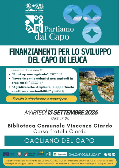 STRATEGIE DI SVILUPPO LOCALE E NUOVE OPPORTUNITÀ DI FINANZIAMENTO: NUO...