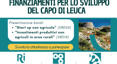 Incontri territoriali dedicati alle opportunit&agrave; di finanziamento dei b...
